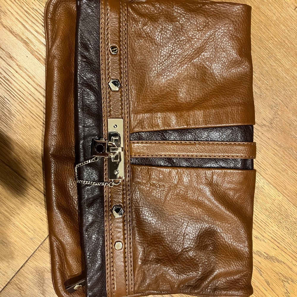 Marc by Marc Jacobs Fold Over Leather Clutch (mint condition)